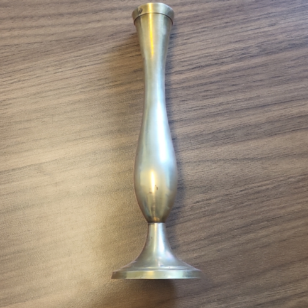 Brass Rosebud Vase